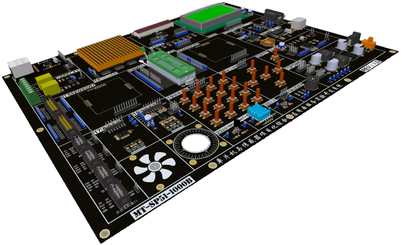 单片机与传感器综合实验系统(图2) 单片机与传感器综合实验系统(图2)